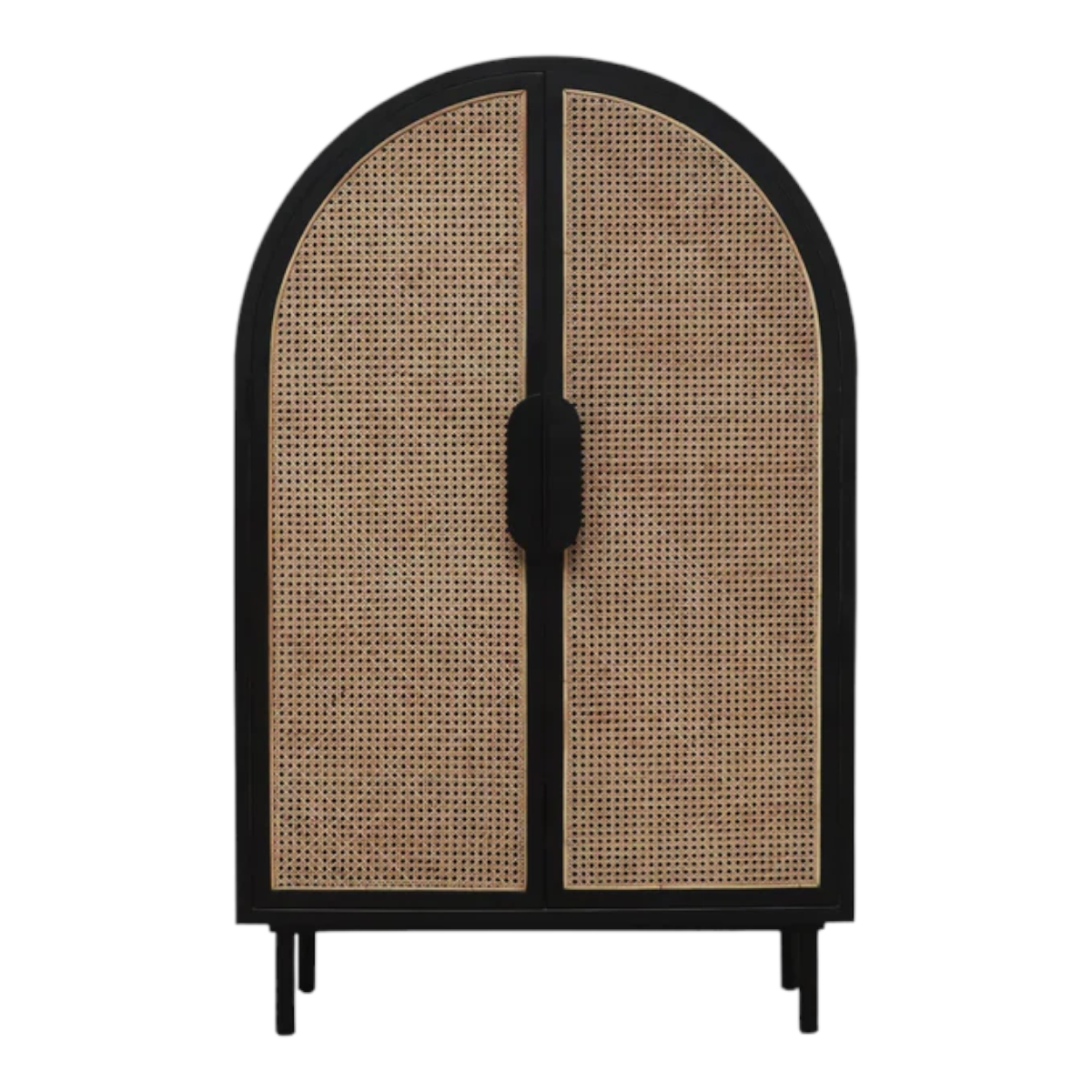 Nismaaya Jedrek Rattan Bar Cabinet 1