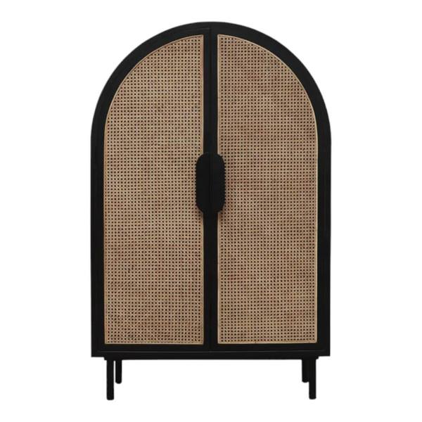 Nismaaya Jedrek Rattan Bar Cabinet 1