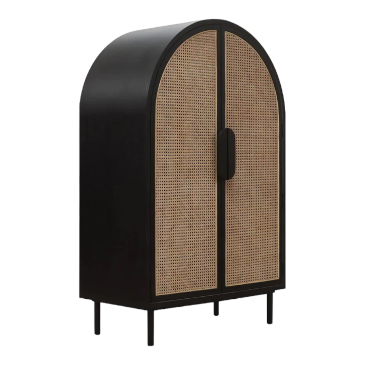 Nismaaya Jedrek Rattan Bar Cabinet 2