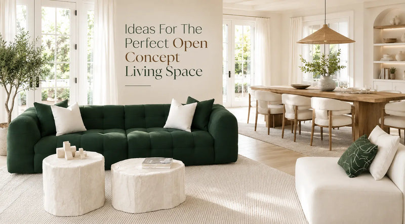 How to Make a Living Room an Open-Concept Living Space?
