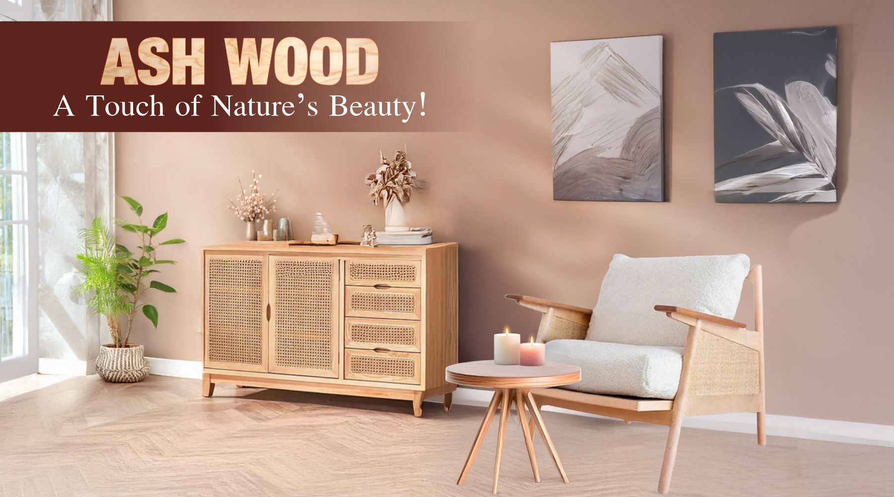 ASH WOOD a Touch of Nature's Beauty