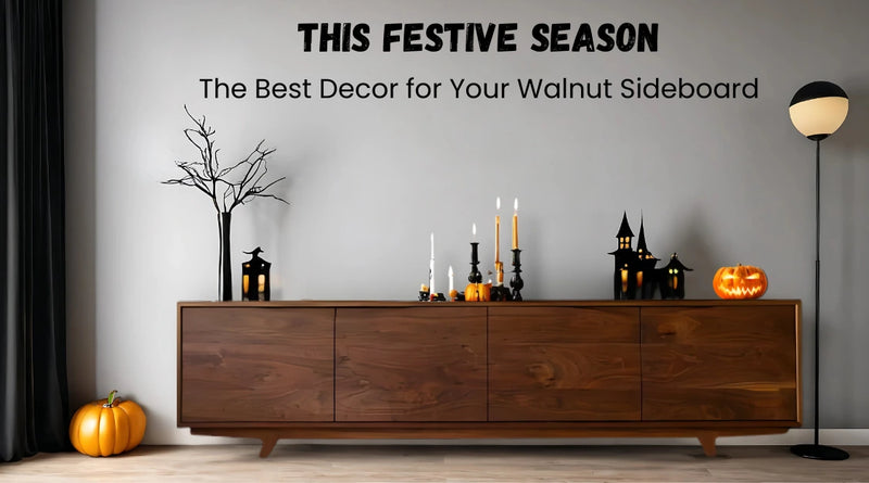 Festive Fun with Walnut Sideboards: Your Style Guide for Halloween, Christmas, & New Year’s Eve 2024!