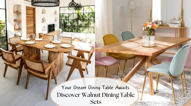 Walnut Dining Table Sets: Your Dining Space Needs It!