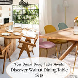 Walnut Dining Table Sets: Your Dining Space Needs It!