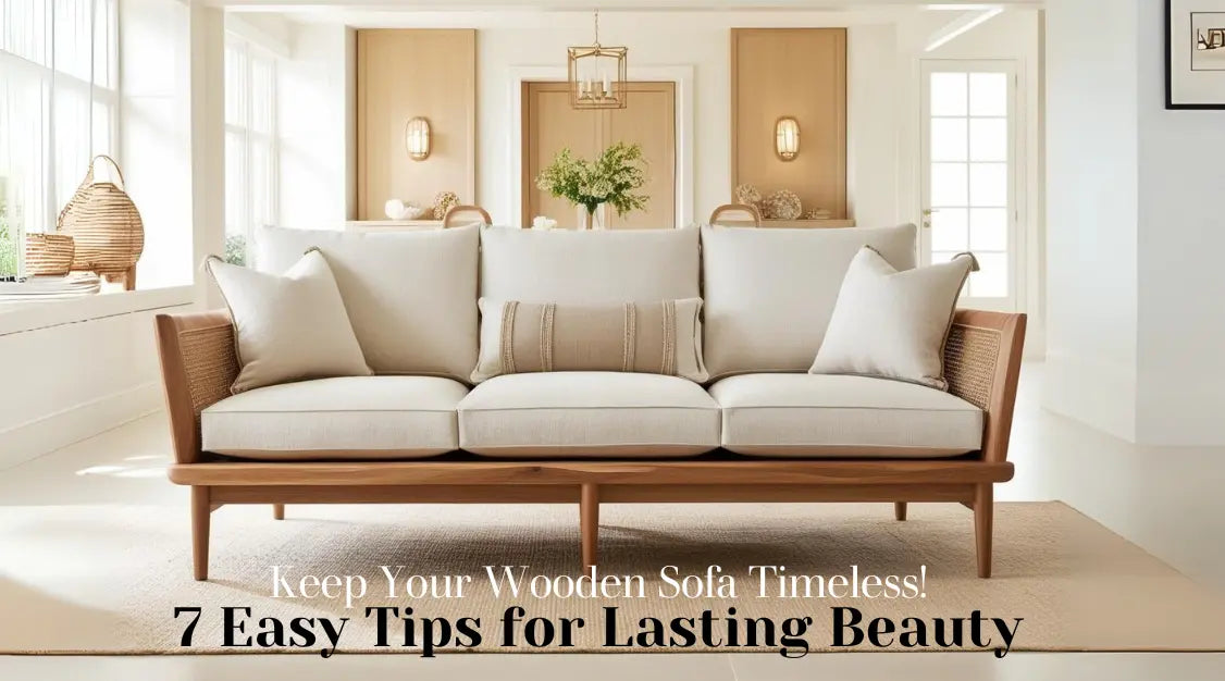 Want to Keep Your Wooden Sofa Looking Gorgeous Here are 7 Maintenance Tips to do it