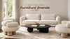 High-end furniture brands in USA with modern luxury living room furniture