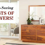 Space-saving walnut chest of drawers for modern home storage
