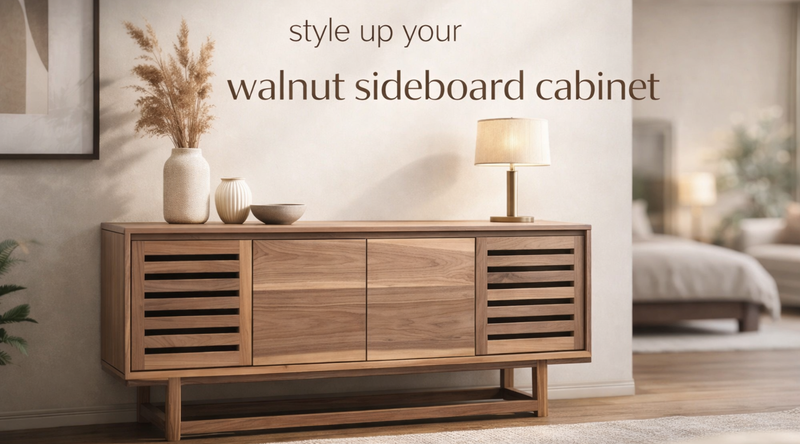 How to Style Your Walnut Sideboard Buffet Cabinet for Maximum Impact