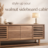 How to Style Your Walnut Sideboard Buffet Cabinet for Maximum Impact