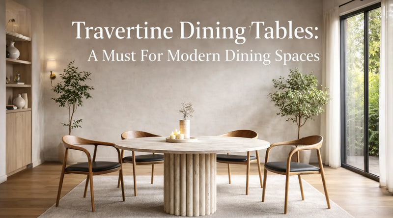 Dining With Travertine: The Modern Day Interior Trend
