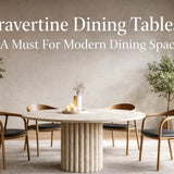 Dining With Travertine: The Modern Day Interior Trend