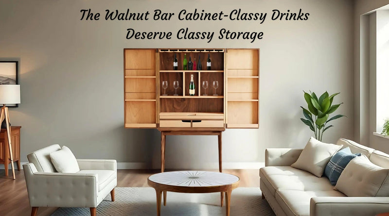 Bar Cabinet: The Special One For You in Walnut Wood