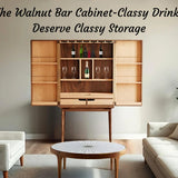 Bar Cabinet: The Special One For You in Walnut Wood