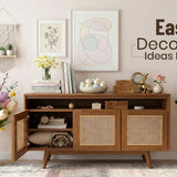 spring easter decoration ideas with modern interior setup and flowers