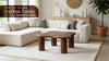 Best coffee table for a sectional sofa in a bright modern living room.