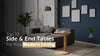 Wooden side tables for living rooms