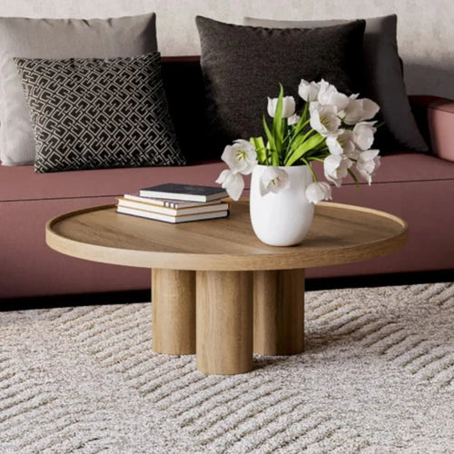 Buy oak wood coffee table online 