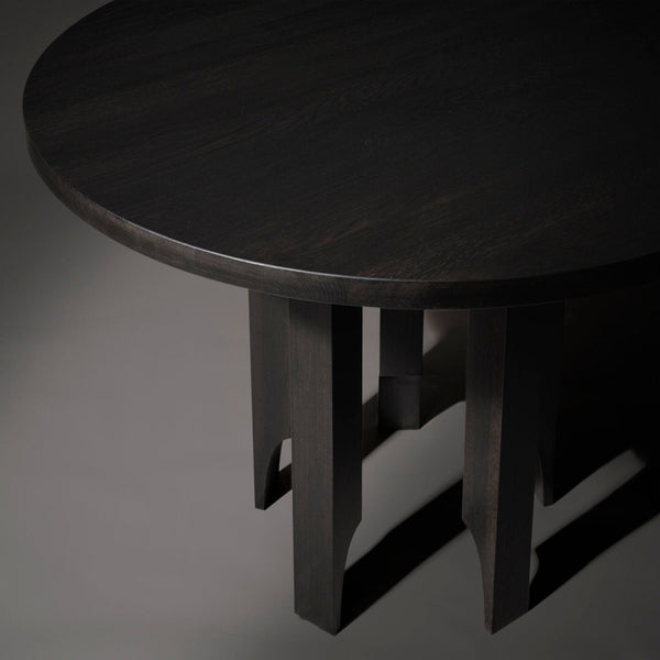 Acer Solid Oak Wood round Dining Table