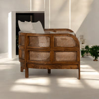 Nest Teak Wood Single Seater Sofa