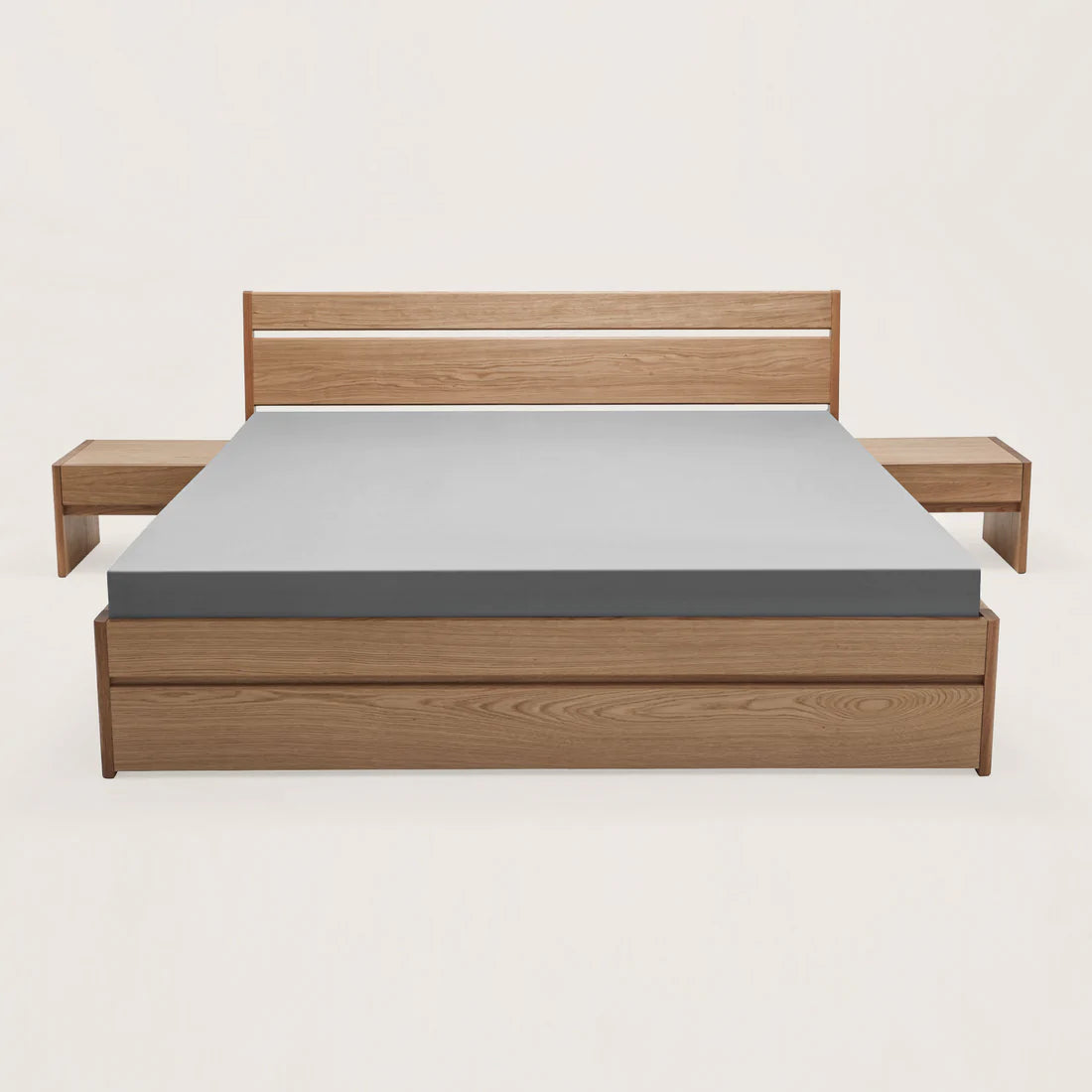 Akon White Oak Wood Bed