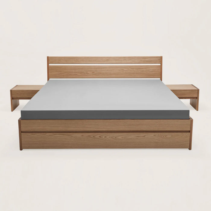 Akon White Oak Wood Bed