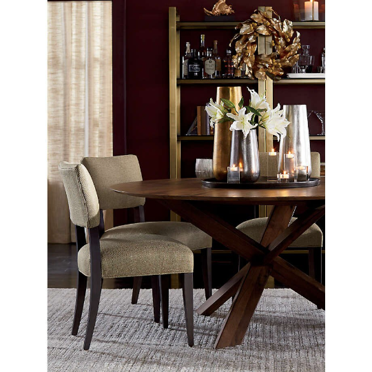 Helia Walnut Wood Dining Table