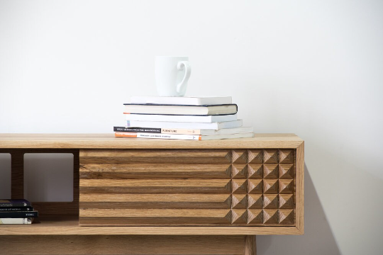 Malena Oak Wood Cabinet & Sideboard