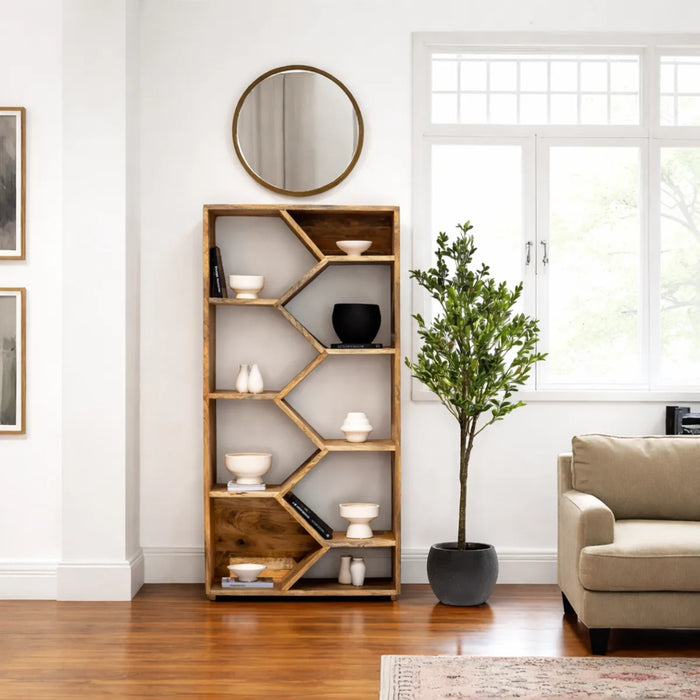 Marion Wooden Display Shelves Unit