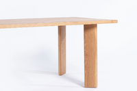 Jasey Oak Wood Dining Table 4