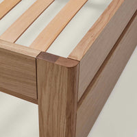 Akon White Oak Wood Bed