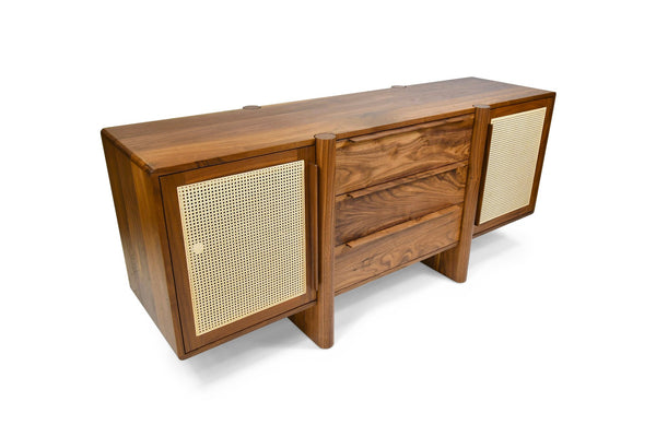 Rayquaza Walnut Wood Cabinet & Sideboard