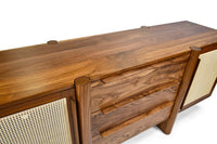 Rayquaza Walnut Wood Cabinet & Sideboard