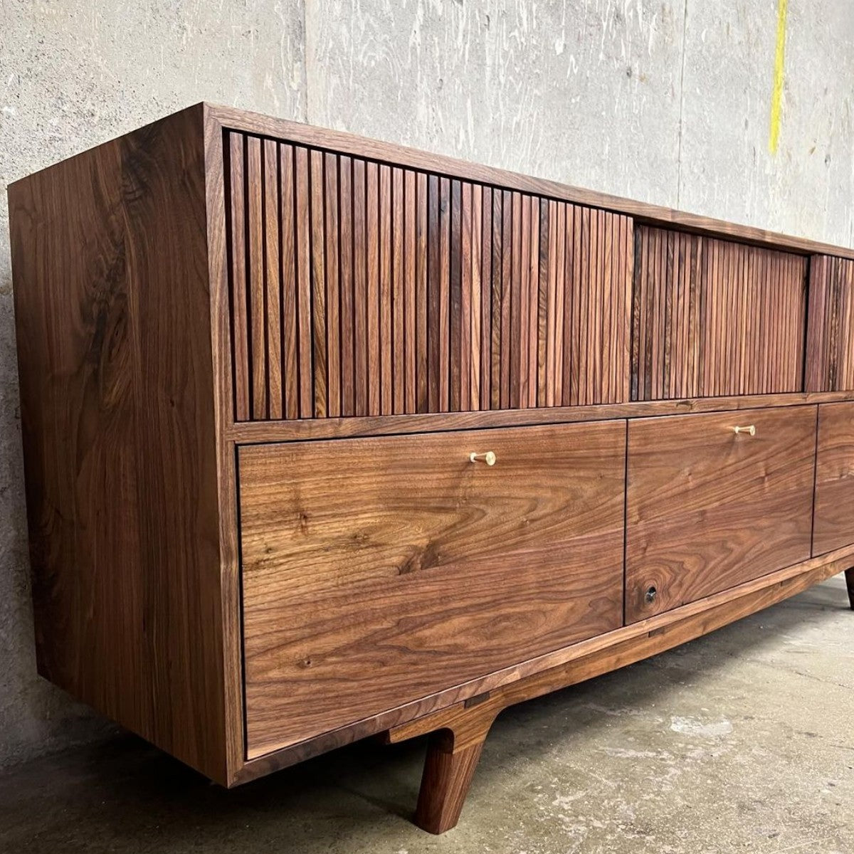 Brevyn Walnut Wood Cabinet & Sideboard 4