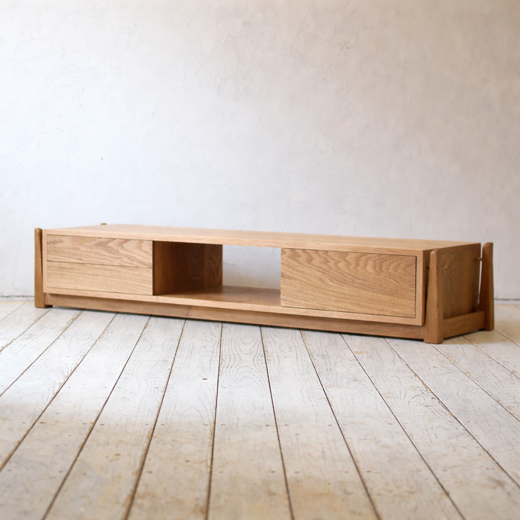 Custom - Malina Oak Wood TV Unit Cabinet & Sideboard