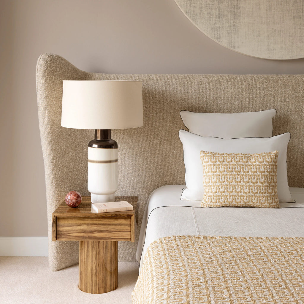 Disclosure Bedside Table Fraké | Wooden Nightstand – Nismaaya Decor