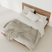 Eliana Walnut Wood Bed 4