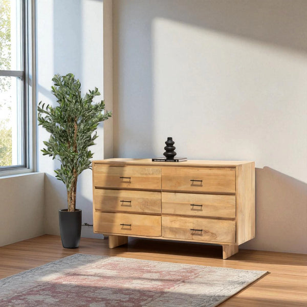 Asa 6-Drawer Wooden Dresser