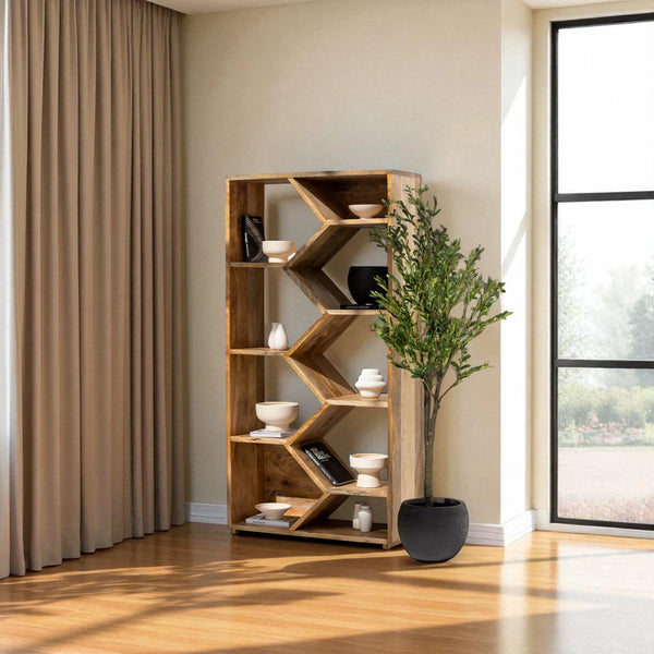 Marion Wooden Display Shelves Unit