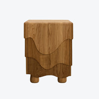 Modern bedside table with clean minimalist design