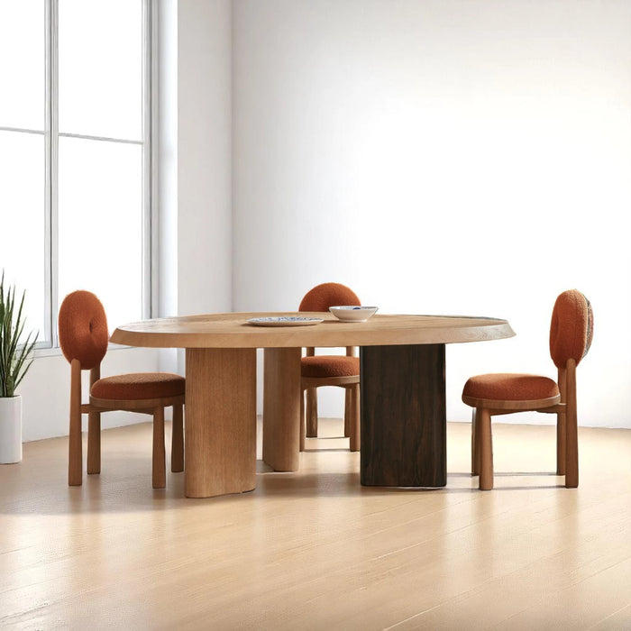 Modern dining room table set for compact spaces