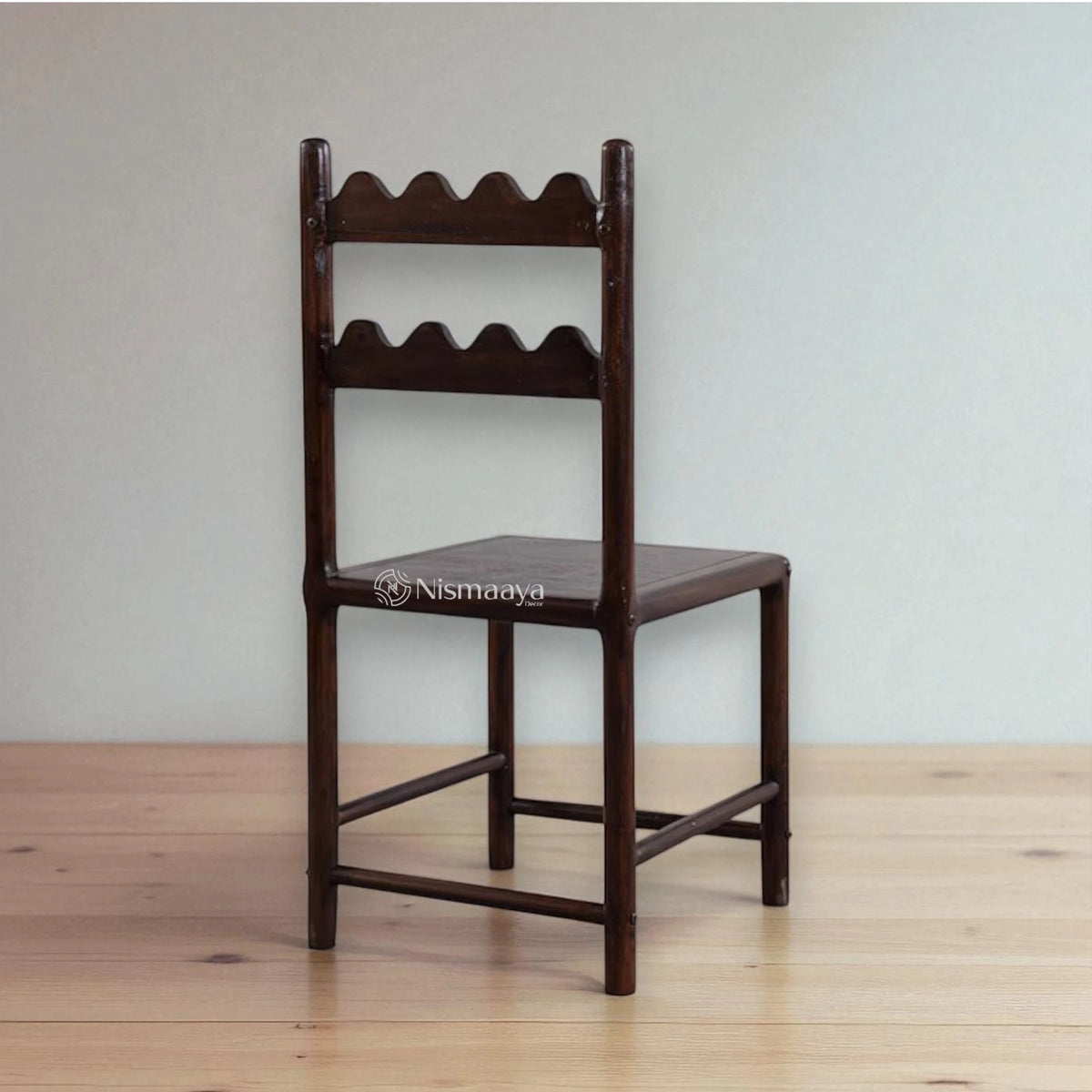 Nismaaya Scallop Design Reclaimed Wooden Chairs