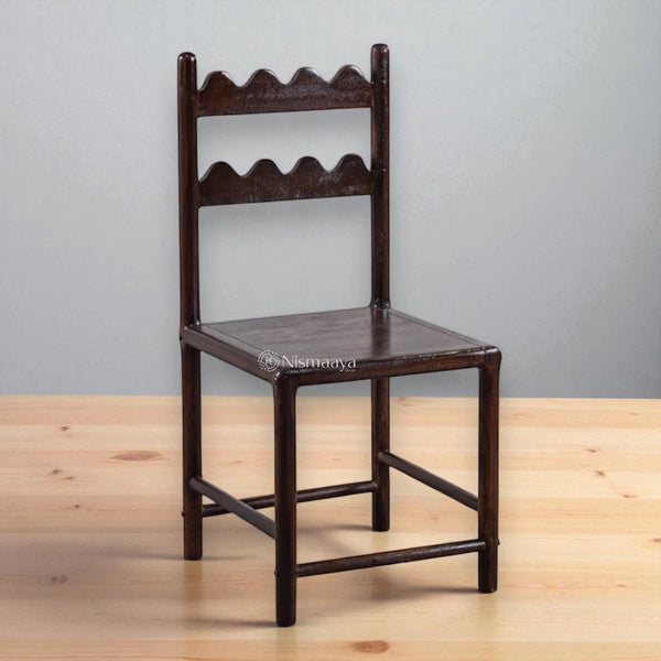 Nismaaya Scallop Design Reclaimed Wooden Chairs