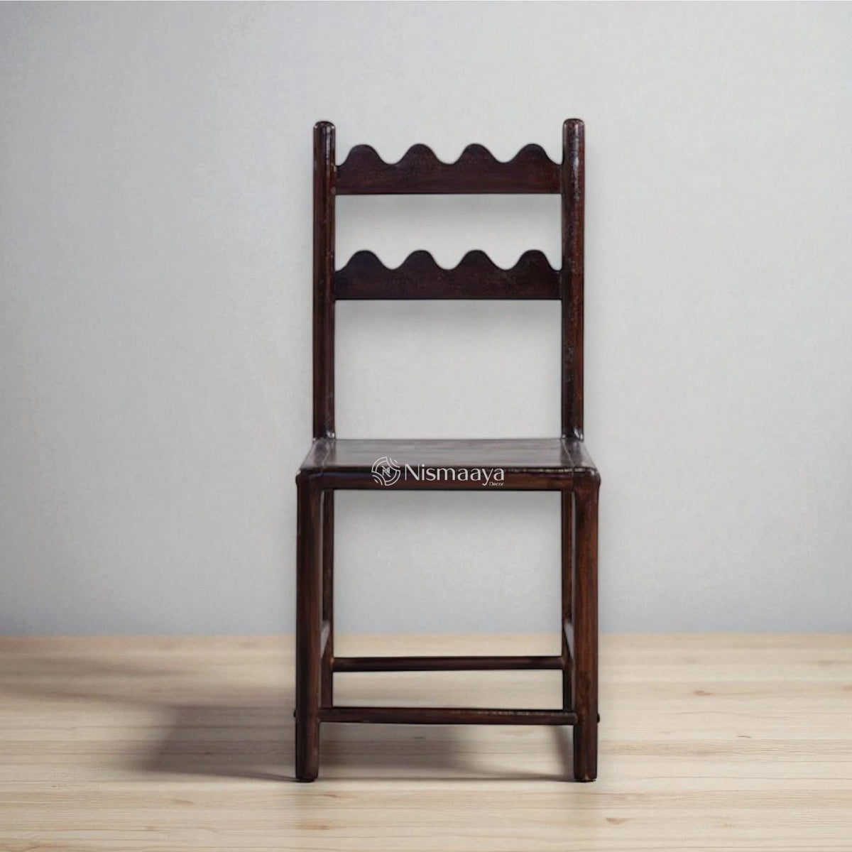 Nismaaya Scallop Design Reclaimed Wooden Chairs