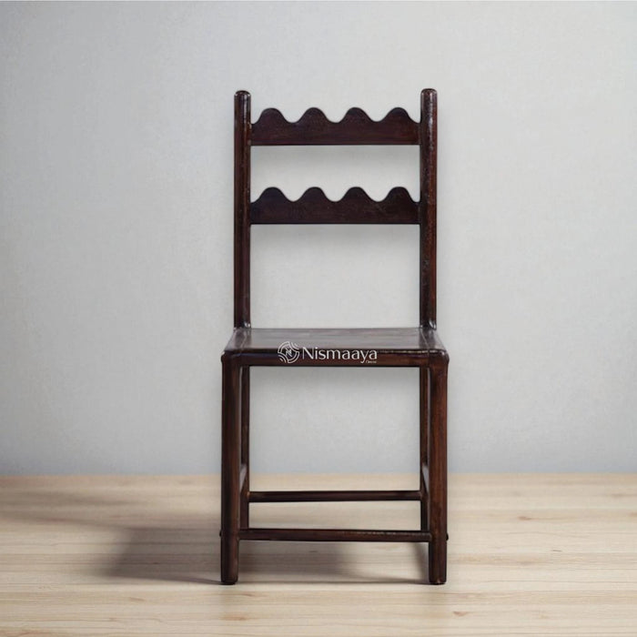Nismaaya Scallop Design Reclaimed Wooden Chairs