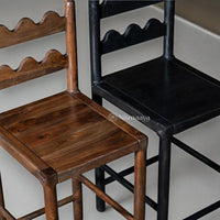 Nismaaya Tarang Counter Design Reclaimed Wooden Chairs