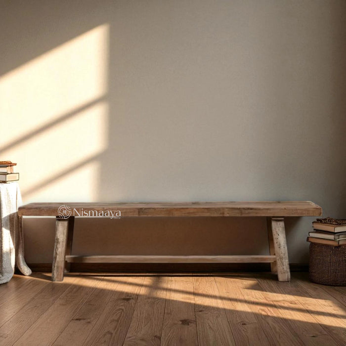 Nismaaya Vintage Farmhouse Bench