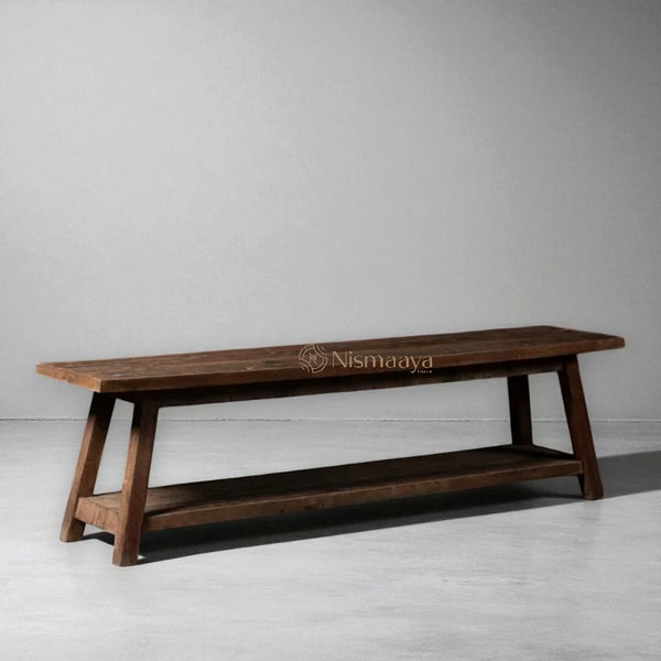 Nismaaya Vintage Reclaimed Wooden Bench