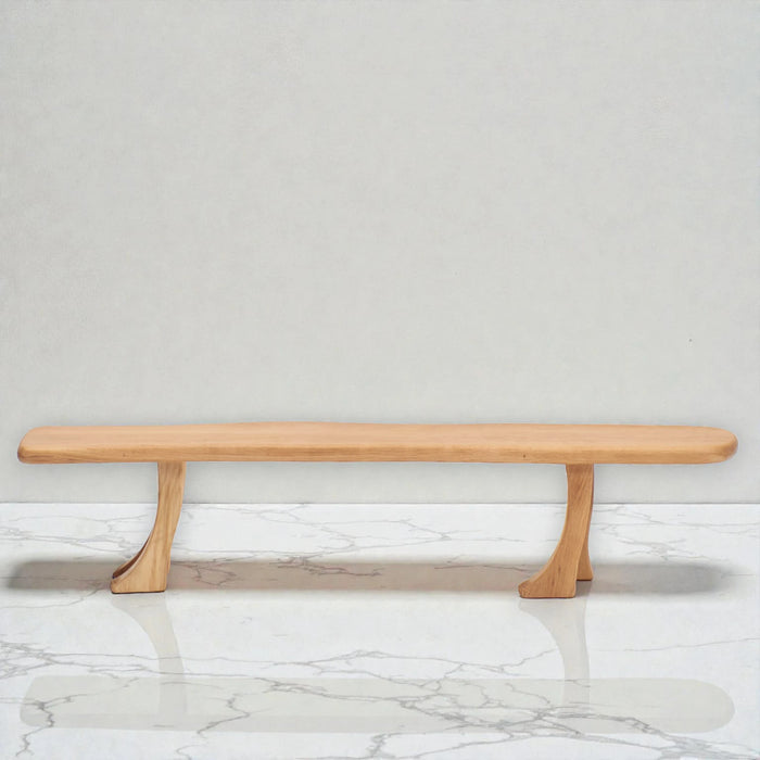 Nismaaya White Oak Wood Foot Bench Collection