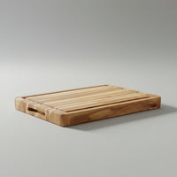Nismaaya Teak Wood Carving Board and Wood Cutting Board