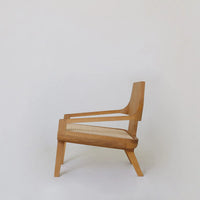 Cleat Lounge Chair Oak